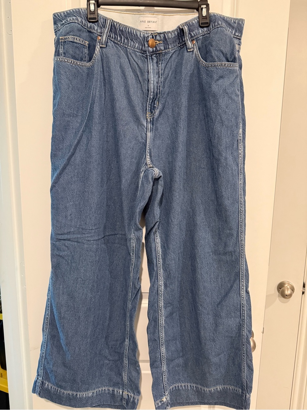 Lane Bryant Wide-Leg Flare Jeans - Light Denim